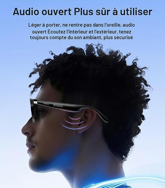 Smart Glasses YESIDO IO38 BLACK