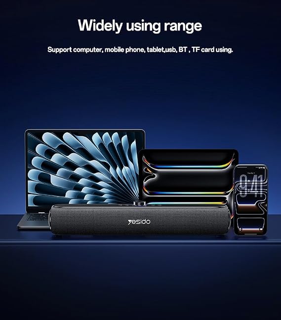 SPEAKER YESIDO YSW42 Black