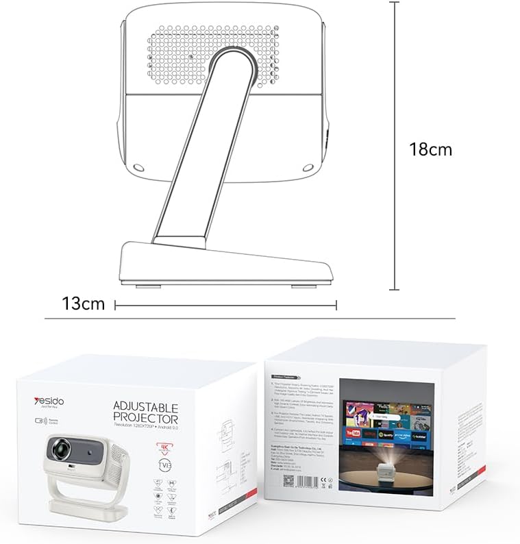 Projector  YESIDO TV13 white