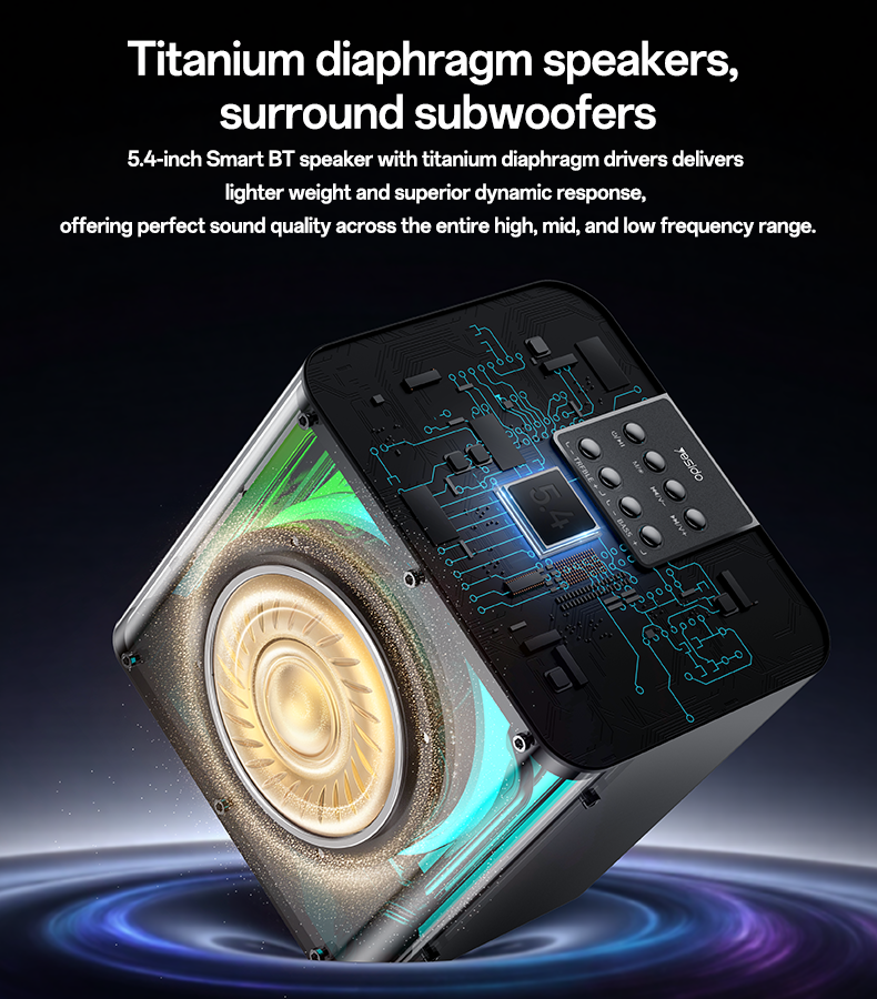 SPEAKER YESIDO YSW41 Black