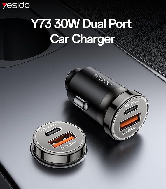 Car charger YESIDO Y73 BLACK