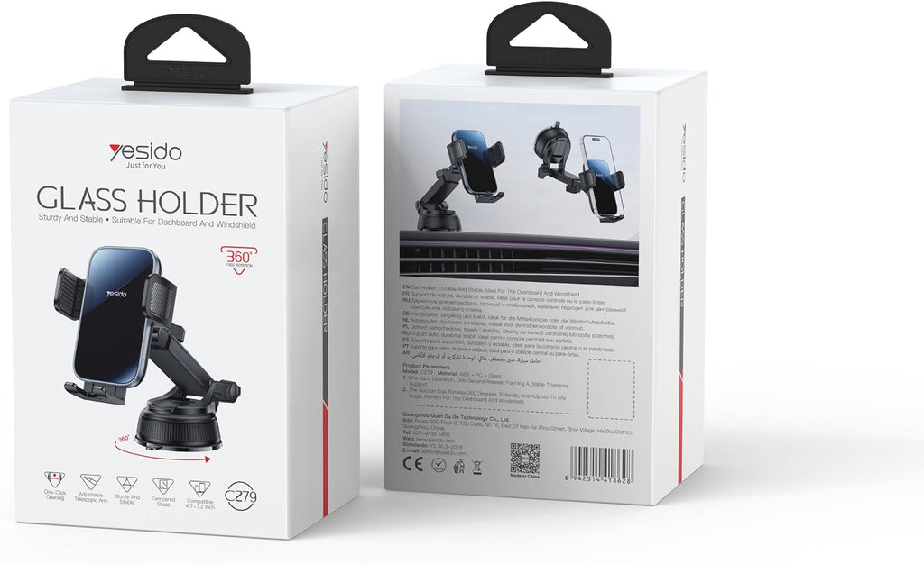 HOLDER YESIDO C279 BLACK
