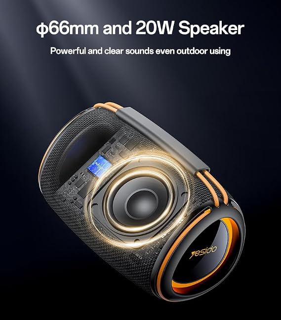 SPEAKER YESIDO YSW39 BLACK