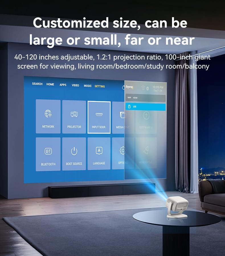 Projector  YESIDO TV13 white