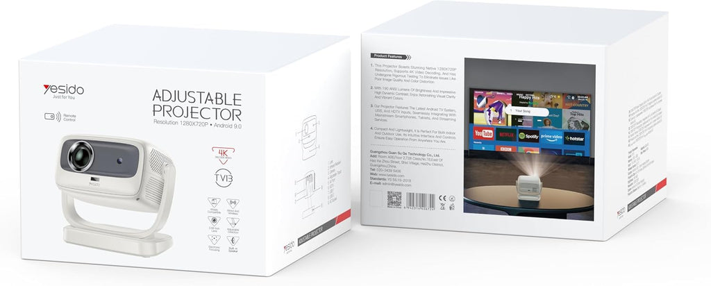 Projector  YESIDO TV13 white
