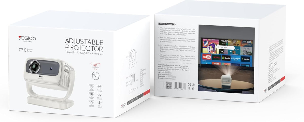 Projector  YESIDO TV13 white