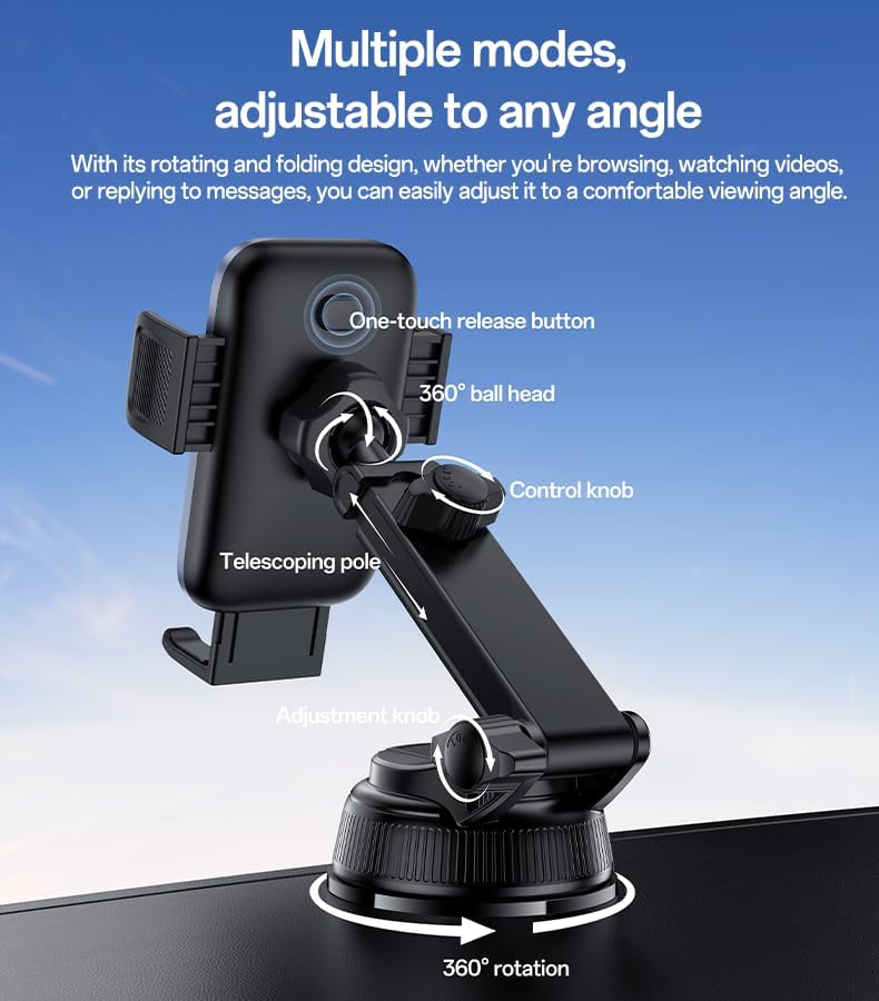 HOLDER YESIDO C279 BLACK