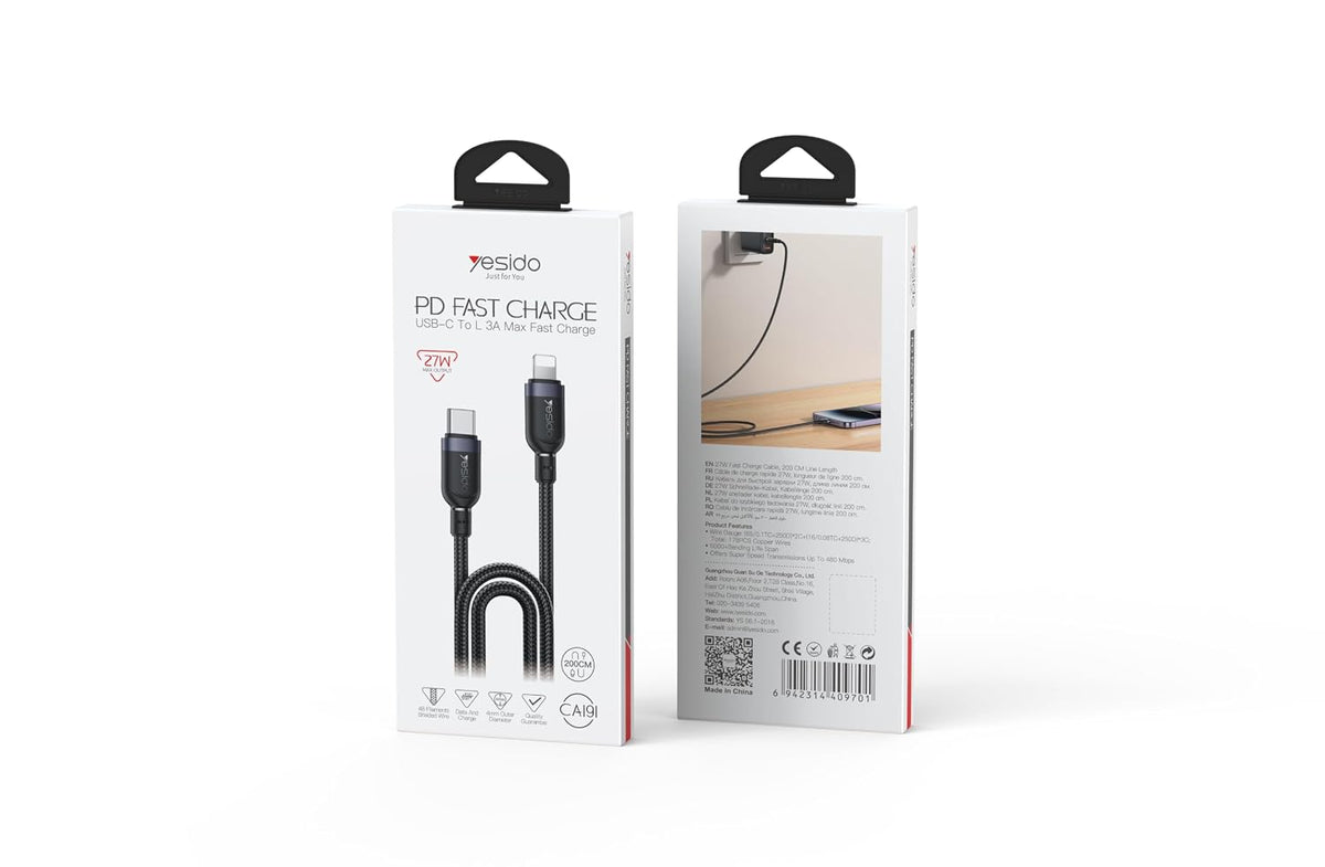 CABLE YESIDO CA191 BLACK