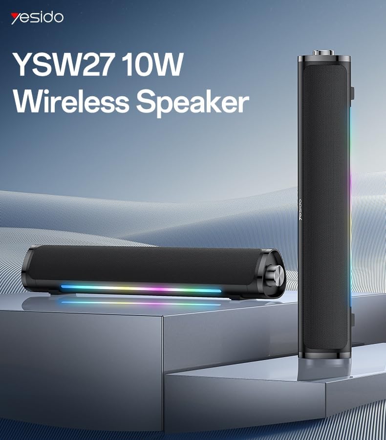 SPEAKER YESIDO YSW27 BLACK