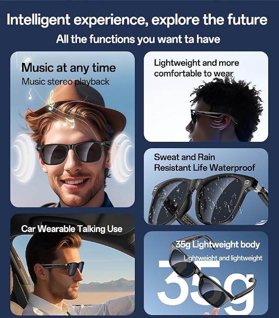 Smart Glasses YESIDO IO38 BLACK