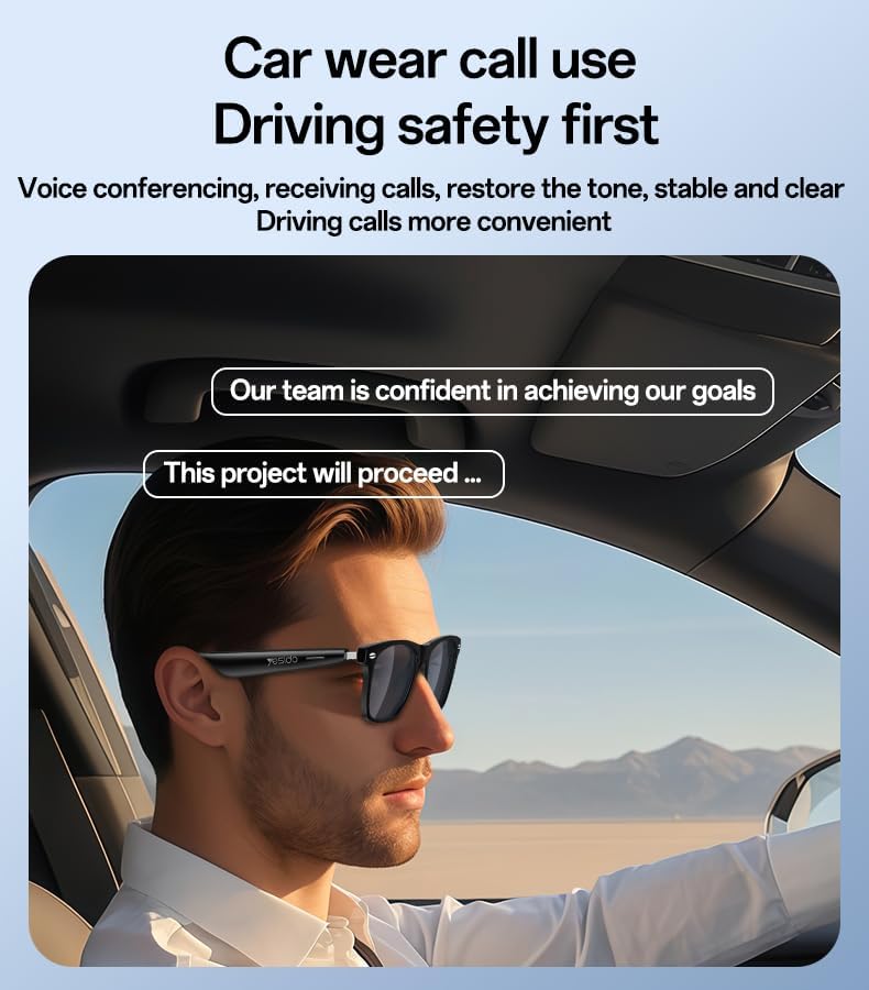 Smart Glasses YESIDO IO38 BLACK