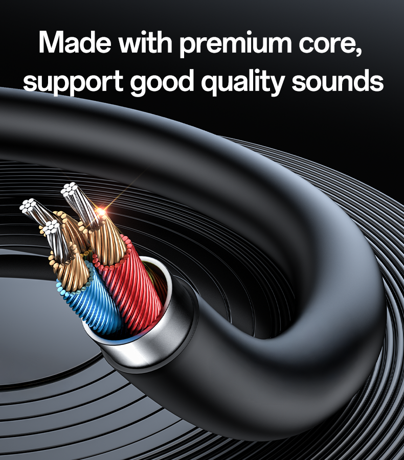 Aux cable YESIDO YAU82 GRAY