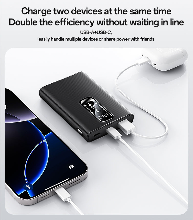 Power bank YESIDO YP92 BLACK