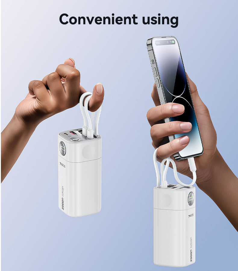 Power bank YESIDO YP86 WHITE