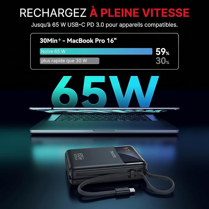 Power bank YESIDO YP97 BLACK
