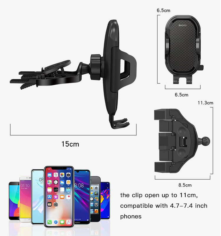 HOLDER YESIDO C84 BLACK