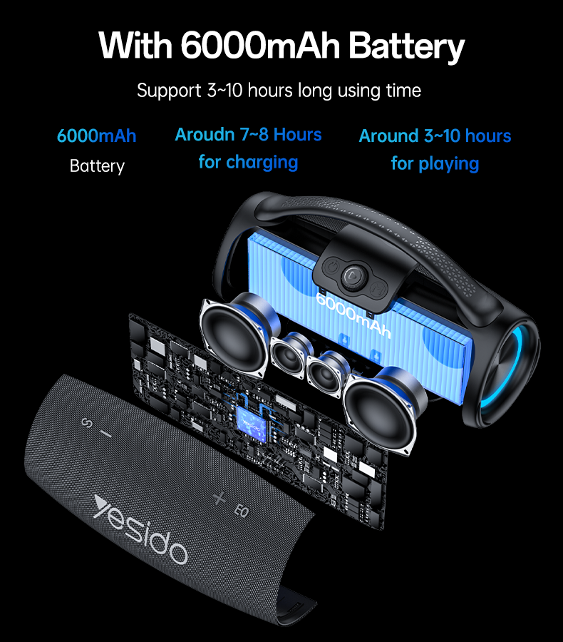 SPEAKER YESIDO YSW45 BlACK