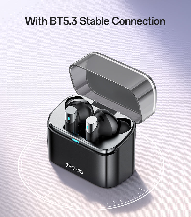 AIRPOD YESIDO TWS33 BLACK