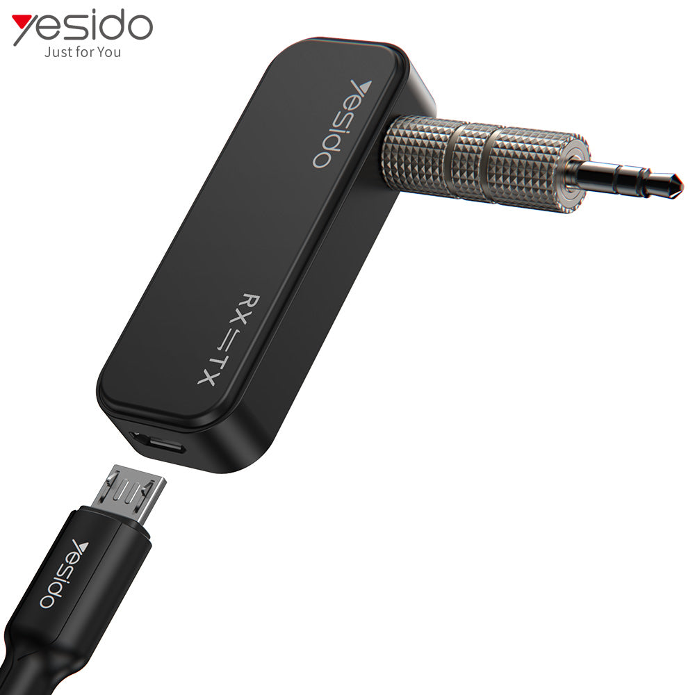 Aux cable YESIDO YAU25 BLACK