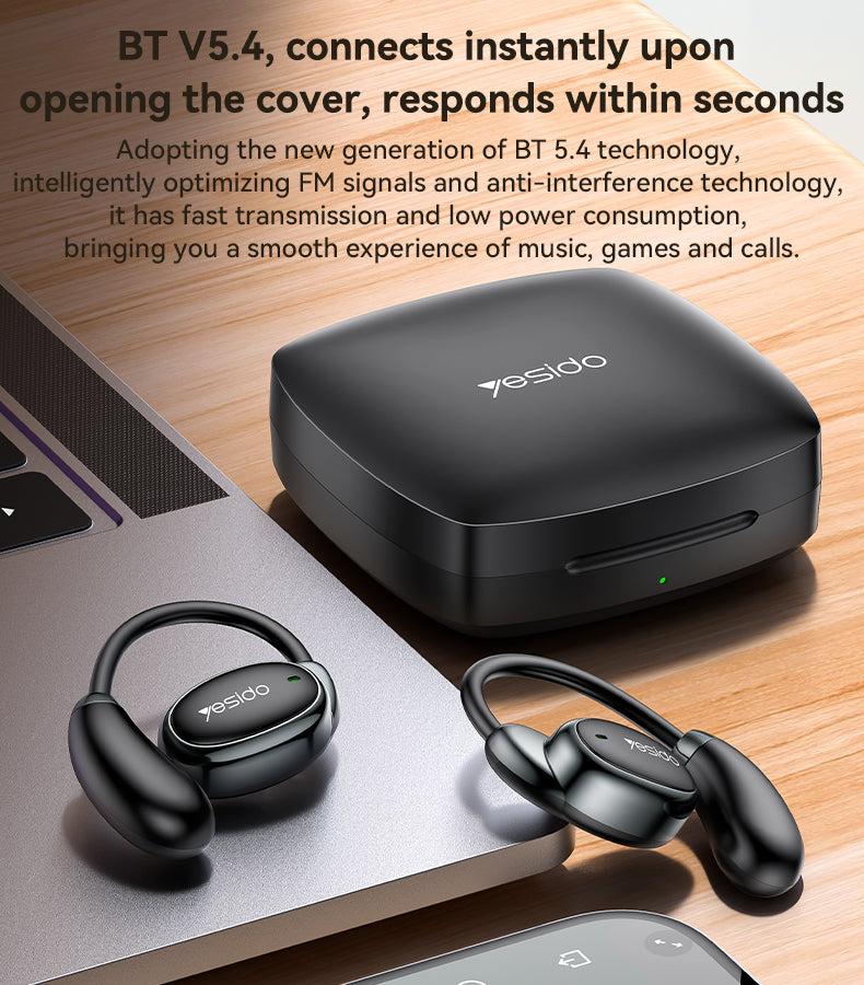 AIRPOD YESIDO YSP19 BLACK