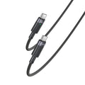 60W C to C Auto disconnecting charging data cable 1.2M CA160