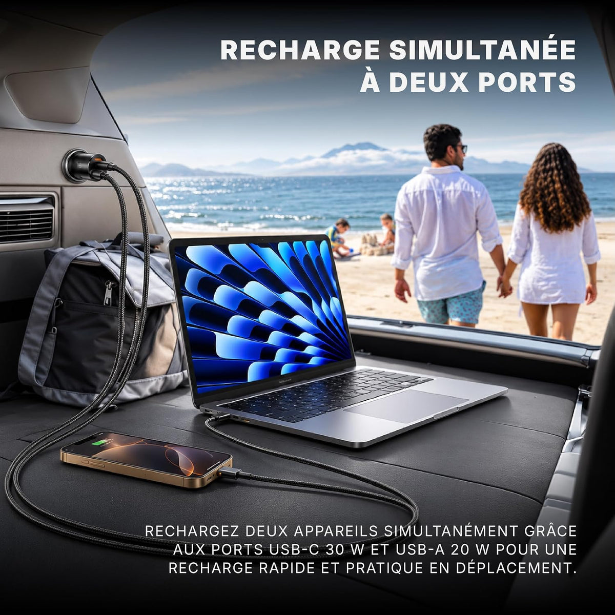 Car charger YESIDO Y64 BLACK