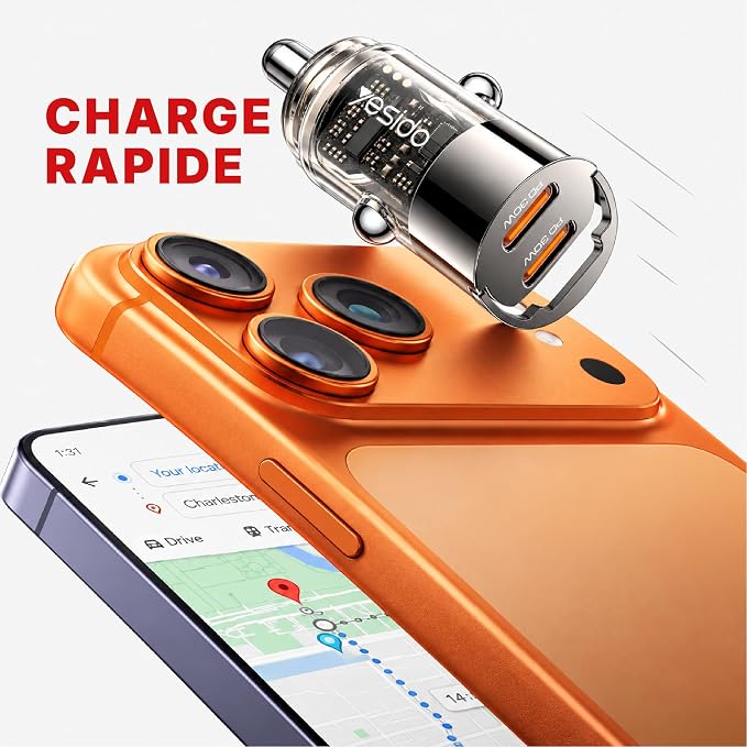 Car charger YESIDO Y69 BLACK