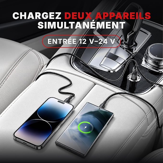 Car charger YESIDO Y69 BLACK