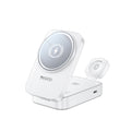 3 in 1 foldable desktop wireless charger DS27-white