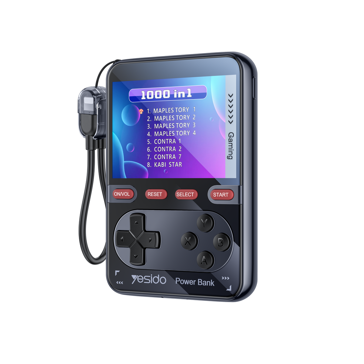 Power bank YESIDO YP87 BLACK