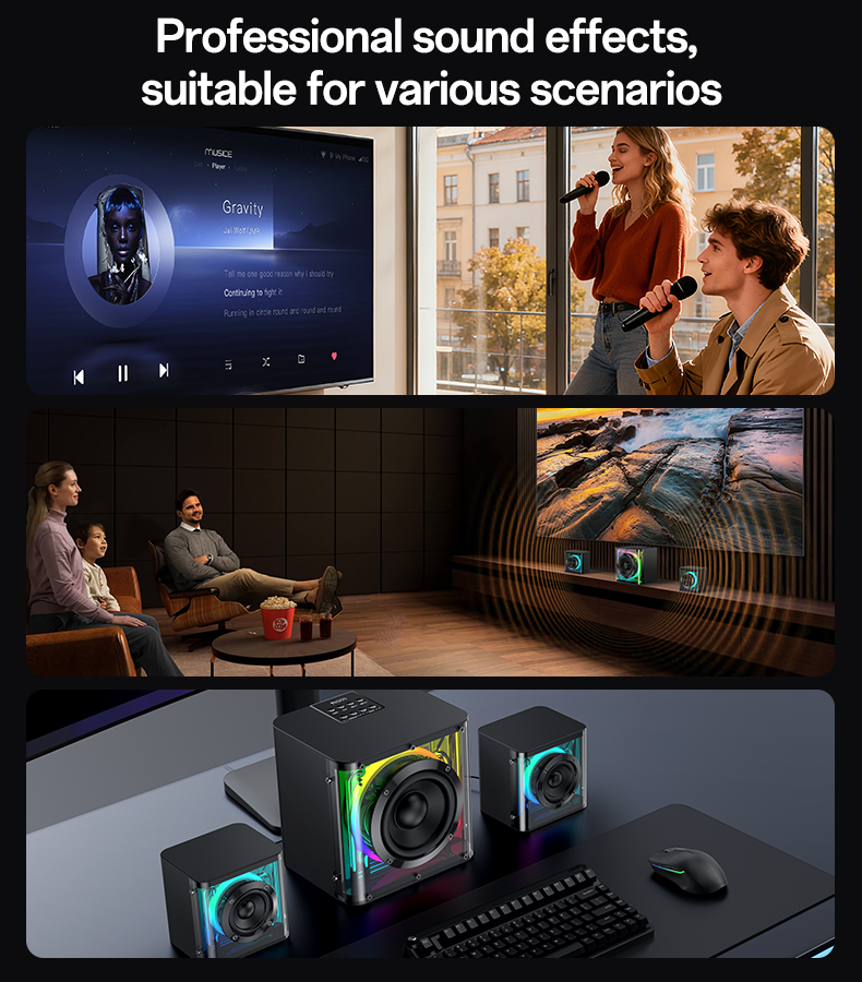 SPEAKER YESIDO YSW41 Black