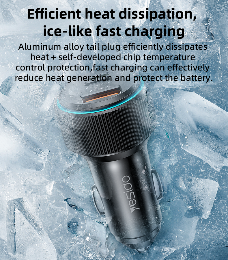38W Fast Charging Car Charger Y60