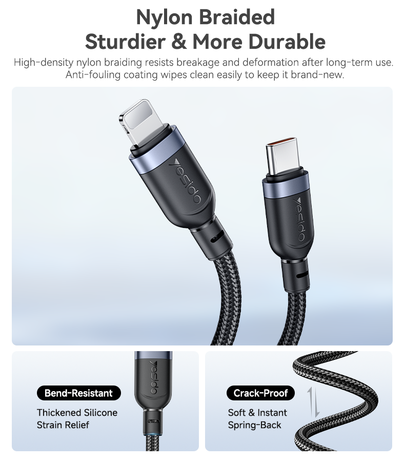 CABLE YESIDO CA205P BLACK