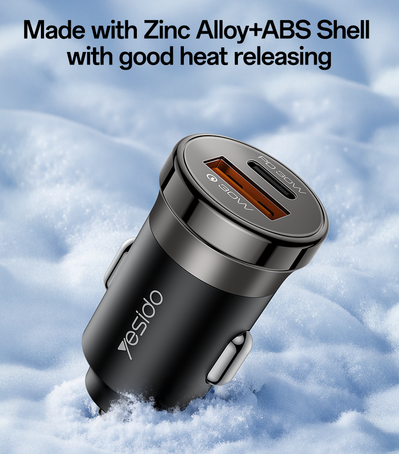 Car charger YESIDO Y73 BLACK