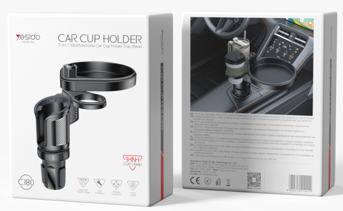 Multifunctional Car cup holder C180