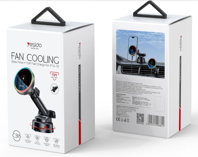 HOLDER YESIDO C315 Black