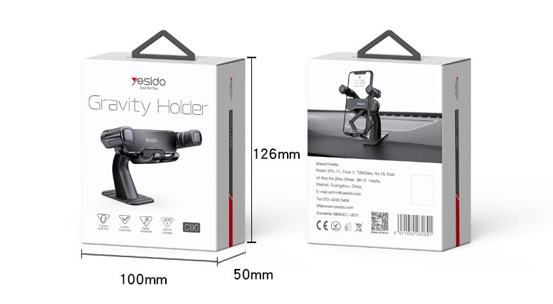 HOLDER YESIDO C90 BLACK