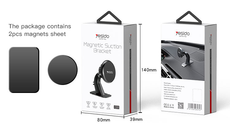 HOLDER YESIDO C91 Black