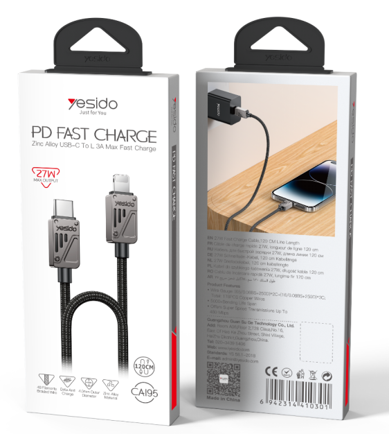 C TO L/27W Data cable 1.2M CA195