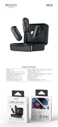 2 in 1 Lavalier Microphone KR16