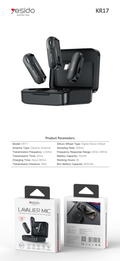 2 in 1 Lavalier Microphone KR17