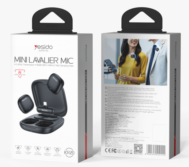 AI Lavalier Mic-IP KR20