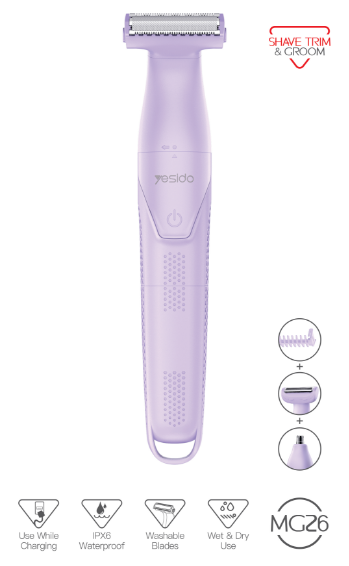 Multifunctional body hair trimmer MG26