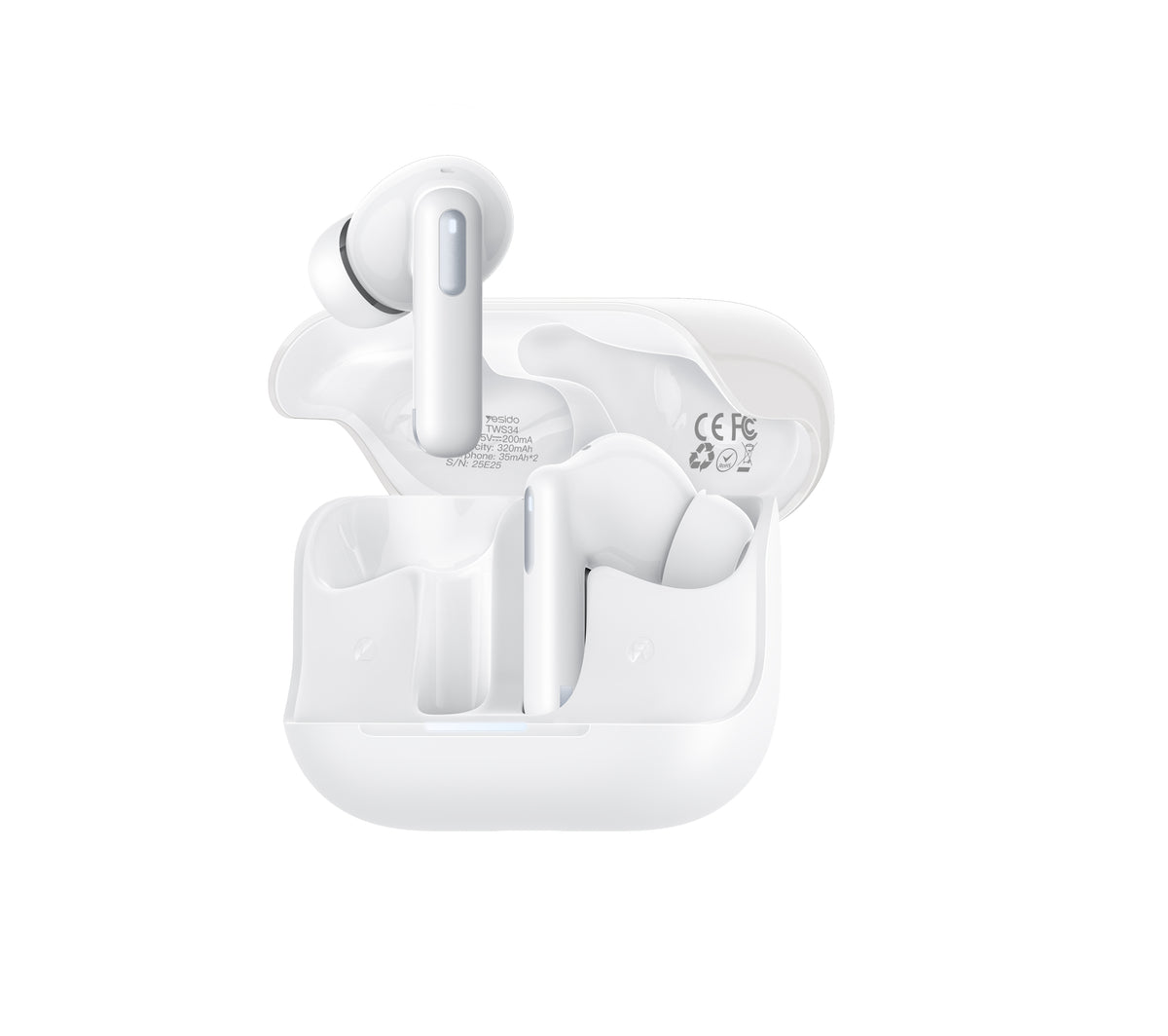 AIRPOD YESIDO TWS34 WHITE