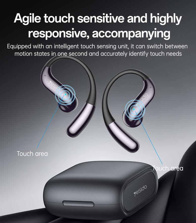 AIRPOD YESIDO YSP28 Black