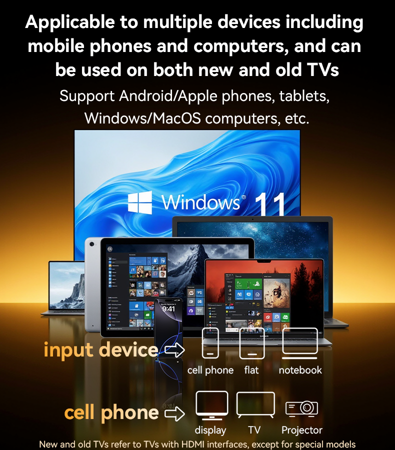 WIRELESS DISPLAY YESIDO TV15 BLACK