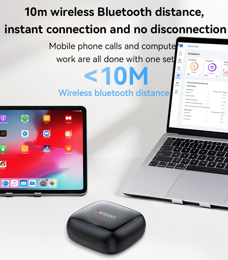 AIRPOD YESIDO YSP24 BLACK