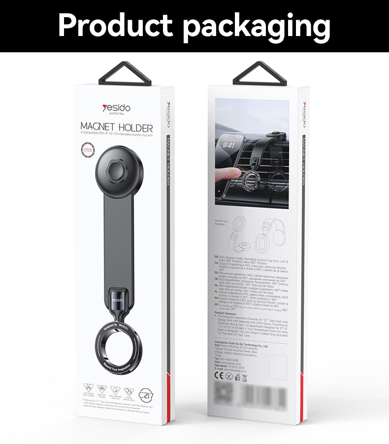 HOLDER YESIDO C217 Black