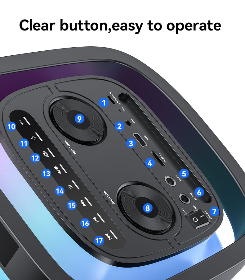 SPEAKER YESIDO YSW29 BLACK