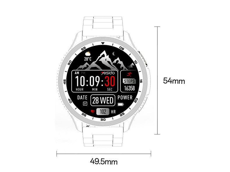 Sports Watch YESIDO IO34 SILVER
